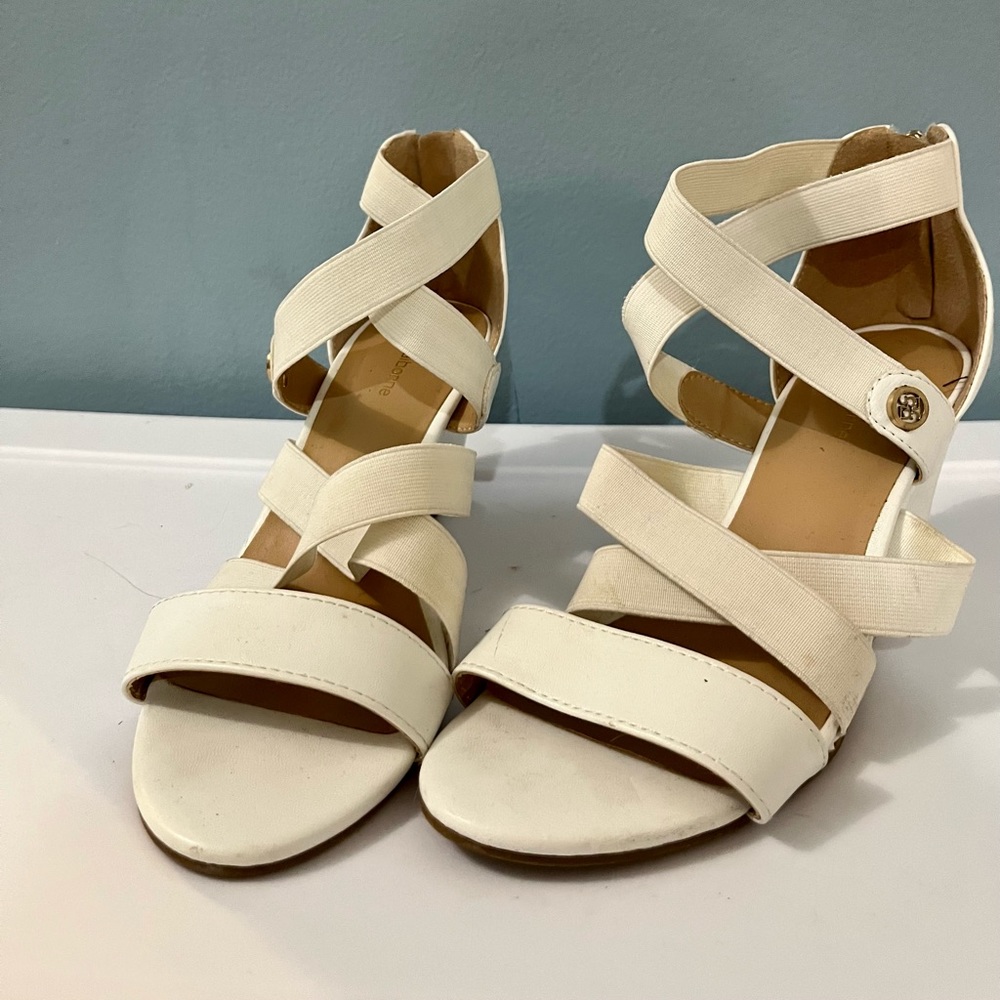 White pumps